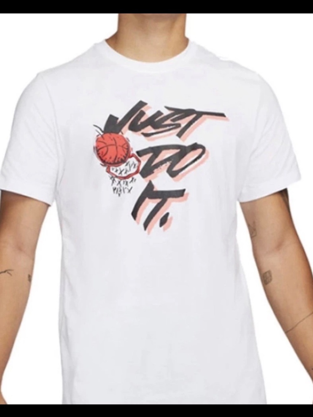 Nike “Just Do It” White Men’ Medium  T-Shirt New In The Bag